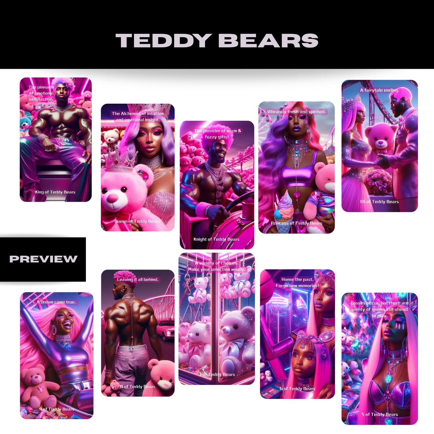The Pink Carnival Tarot Deck